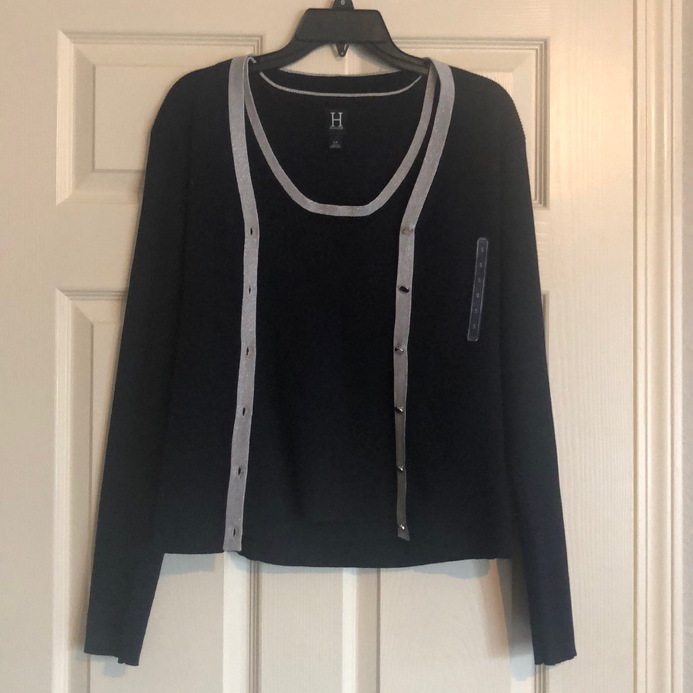 NWT Tommy Hilfiger Rib Knit Cardigan and Tank Set